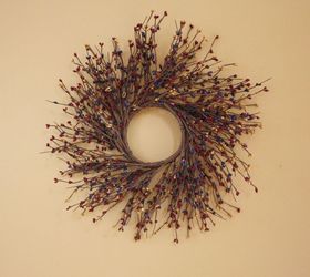 easy pip berry centerpiece wreath, crafts, seasonal holiday decor, wreaths