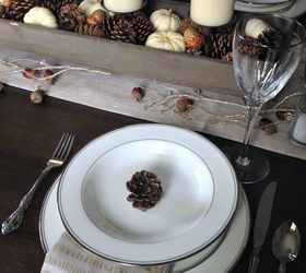 a simple thanksgiving tablescape, seasonal holiday decor, thanksgiving decorations