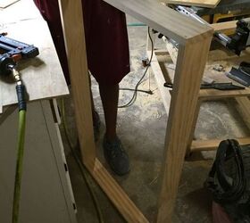 diy 40 wood tv frame works for tvs that tilt and rotate too, concrete masonry, diy, fireplaces mantels, home improvement, painting, woodworking projects