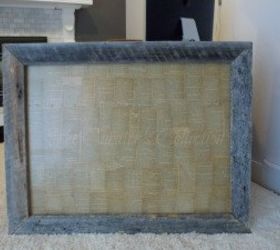 diy rustic sign using transfer gel, crafts