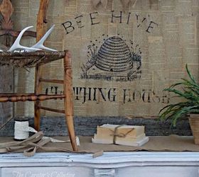 diy rustic sign using transfer gel, crafts