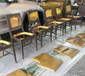 70s dinning table paint upgrade using breakthrough paint, painted furniture