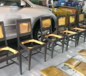 70s dinning table paint upgrade using breakthrough paint, painted furniture