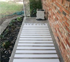 easy painted concrete rug, concrete masonry, diy, outdoor living, patio