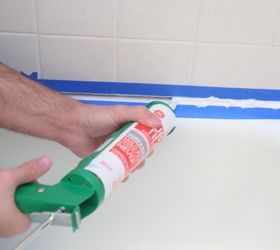 how to caulk your shower, bathroom ideas, home maintenance repairs, how to