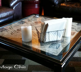 diy upcycled coffee table, painted furniture