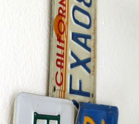 christmas tree from old license plates, christmas decorations, crafts, repurposing upcycling