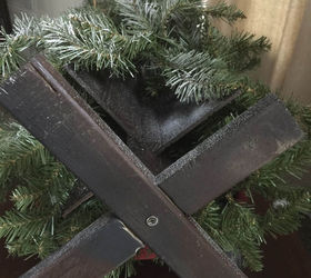 diy handmade christmas tree for tabletop or floor, christmas decorations, crafts, repurposing upcycling, woodworking projects