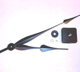 diy clock from a wooden spool, diy, painted furniture, repurposing upcycling, wall decor, woodworking projects