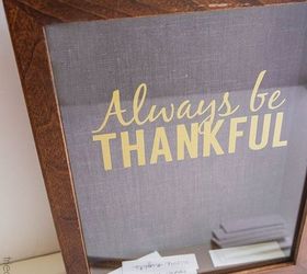 thanksgiving gratitude frame, crafts, seasonal holiday decor, thanksgiving decorations