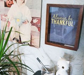 thanksgiving gratitude frame, crafts, seasonal holiday decor, thanksgiving decorations