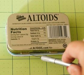 altoid gift tins, crafts, repurposing upcycling