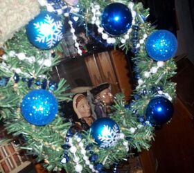 hanukkah wreath in progress, crafts, seasonal holiday decor, wreaths
