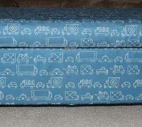 take a seat playroom ottoman with minted fabric, entertainment rec rooms, reupholster