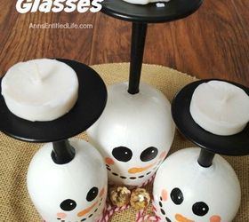 diy wine glass snowman, christmas decorations, crafts, how to, seasonal holiday decor