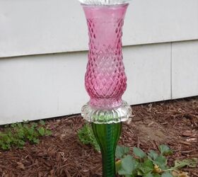 so i made this bird bath, crafts, outdoor furniture