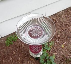 so i made this bird bath, crafts, outdoor furniture