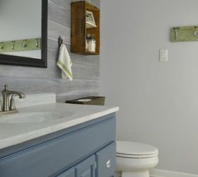 bathroom makeover for under 200, bathroom ideas, home decor, repurposing upcycling