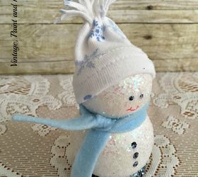 wooden snowman christmas decor, christmas decorations, crafts, seasonal holiday decor