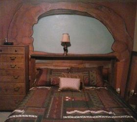 watch as i turn my bedroom into a scene from arches national park, bedroom ideas, painting, wall decor