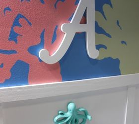 diy under the sea themed kid s bathroom, bathroom ideas, painting