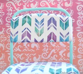 chair makeover, painted furniture, reupholster