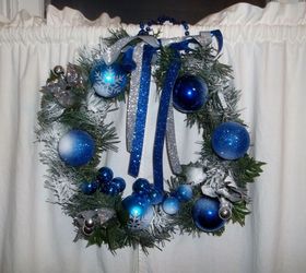 hanukkah wreath in progress, crafts, seasonal holiday decor, wreaths
