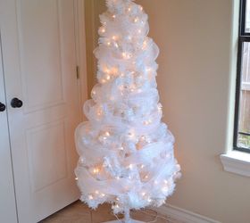 how to fill out a white artificial christmas tree rainbow ombre, christmas decorations, how to, seasonal holiday decor