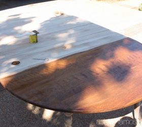 breakfast nook table makeover, kitchen design, painted furniture