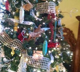 antique furniture parts make beautiful christmas ornaments tree, christmas decorations, repurposing upcycling, seasonal holiday decor