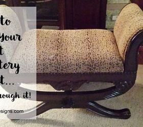 a first attempt at upholstering, painted furniture, reupholster