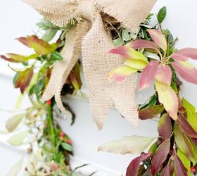 how to make a fresh wreath for free, crafts, how to, wreaths