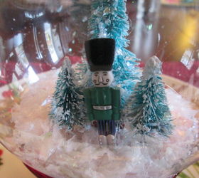 easy snow globe ornament made simple come see, christmas decorations, crafts, seasonal holiday decor