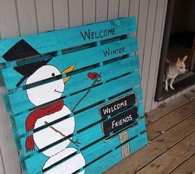 the other side of the pallet project, crafts, pallet, seasonal holiday decor