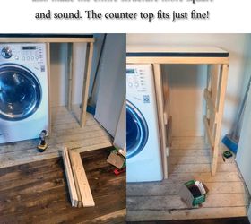 our laundry room gets spruced up with some paint and built ins, closet, diy, home improvement, laundry rooms, storage ideas, woodworking projects