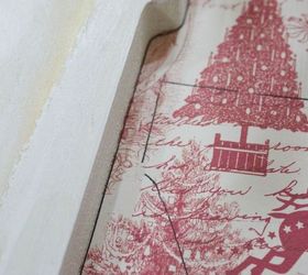 add some joy to your home this christmas with this easy diy project, christmas decorations, crafts, decoupage