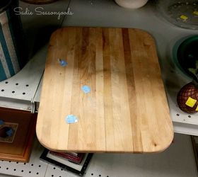 from cutting board to trendy tray, crafts, repurposing upcycling, seasonal holiday decor, thanksgiving decorations