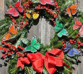 how can you dress up a basic evergreen wreath, christmas decorations, crafts, seasonal holiday decor, wreaths