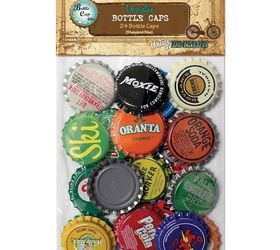 diy vintage soda bottle cap cabinet knobs, crafts, kitchen cabinets, kitchen design, repurposing upcycling