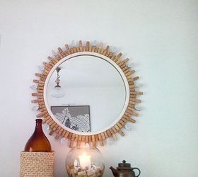 diy wine cork mirror frame, crafts, home decor, repurposing upcycling, wall decor