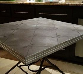 3 linoleum covered vintage table challenge, diy, painted furniture, repurposing upcycling, Finished project