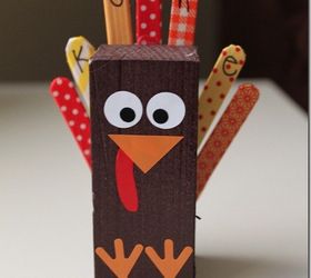 thanksgiving place settings 2x2 wood turkey and pumpkin, crafts, thanksgiving decorations