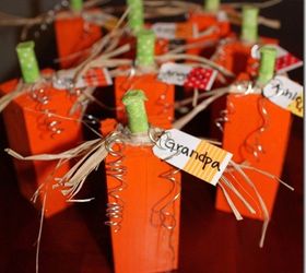 thanksgiving place settings 2x2 wood turkey and pumpkin, crafts, thanksgiving decorations