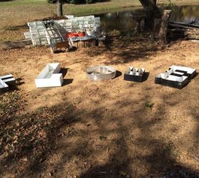 old metal letters pop in garden, diy, gardening, outdoor living, repurposing upcycling, SPELL CHECK