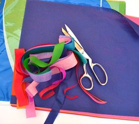 tissue paper art, crafts