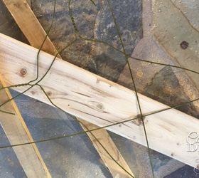 a wire hanger piece of 2 by 4 scrap wood makes a holiday tree, christmas decorations, crafts, seasonal holiday decor