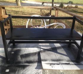 whimsical garden bench, outdoor furniture, painted furniture