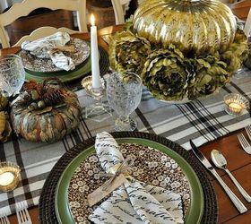 thanksgiving tablescape in the dining room, seasonal holiday decor, thanksgiving decorations