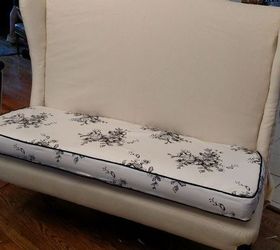 when i bought this old settee in 2012 i knew it could be a beauty, crafts, repurposing upcycling, reupholster