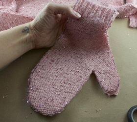 sweaters to mittens, crafts, repurposing upcycling, Prep to sew